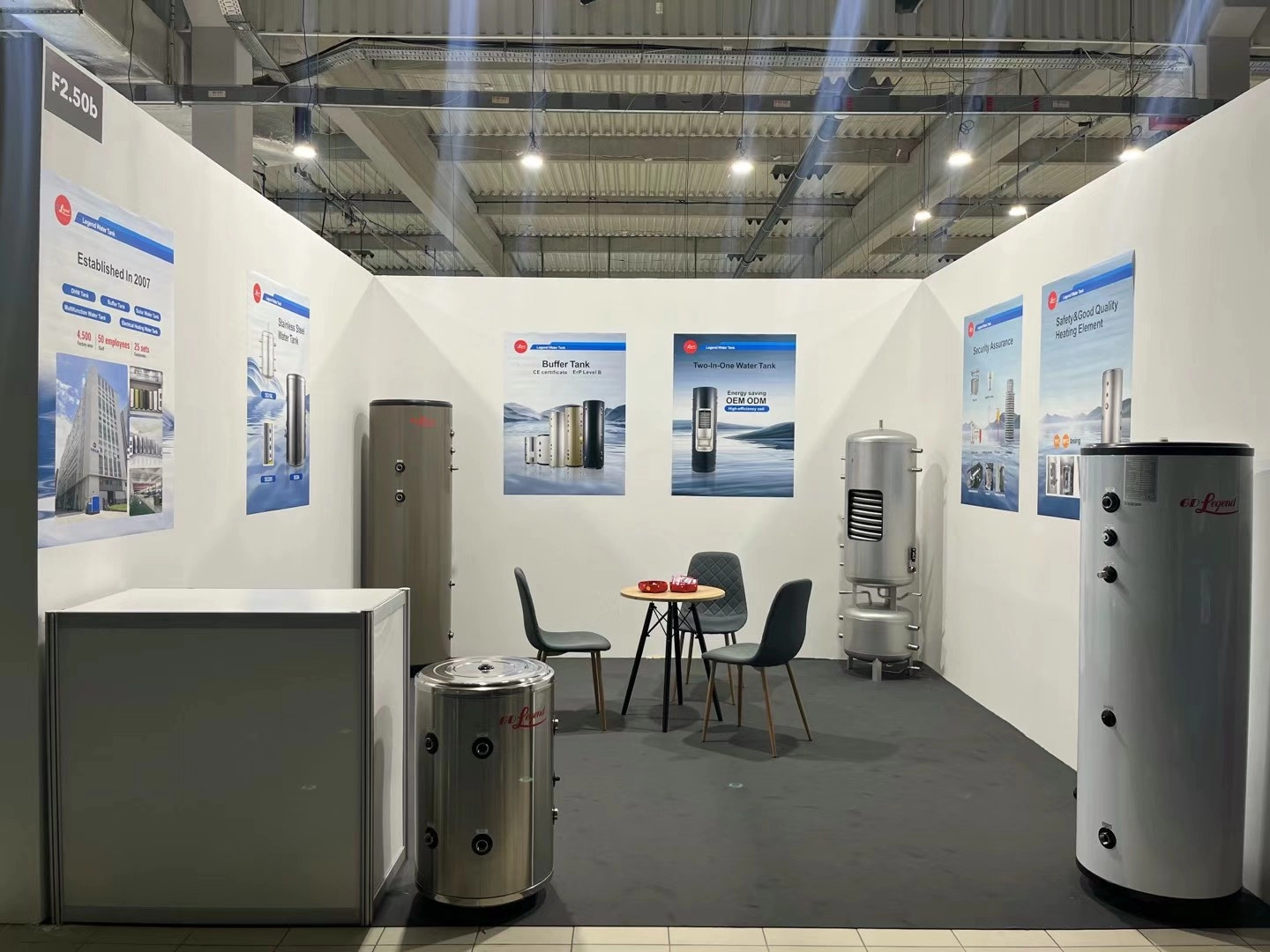 Foshan Legend op HVAC EXPO Warschau 2025: Aansluiten bij de warmwaterbehoefte van Polen